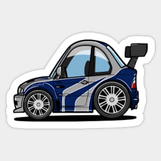 NFS Caricatur car Sticker